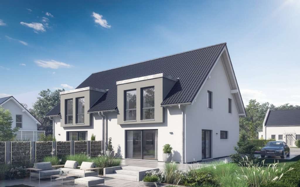 Immobilie in Großharthau - Modernes Doppelhaus für gehobenes Wohnen in Großharthau - Bild 0