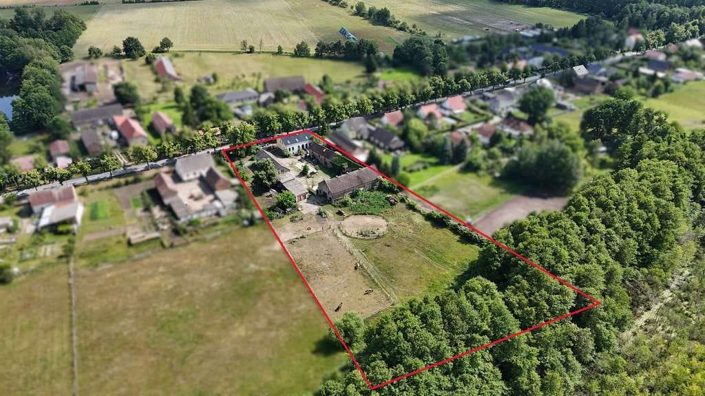 Immobilie in Nuthetal - Einmalige Gelegenheit-Vierseithof am Gröbener See + Stallung m. Baugenehmigung für 2 Wohneinheiten! - Bild 4