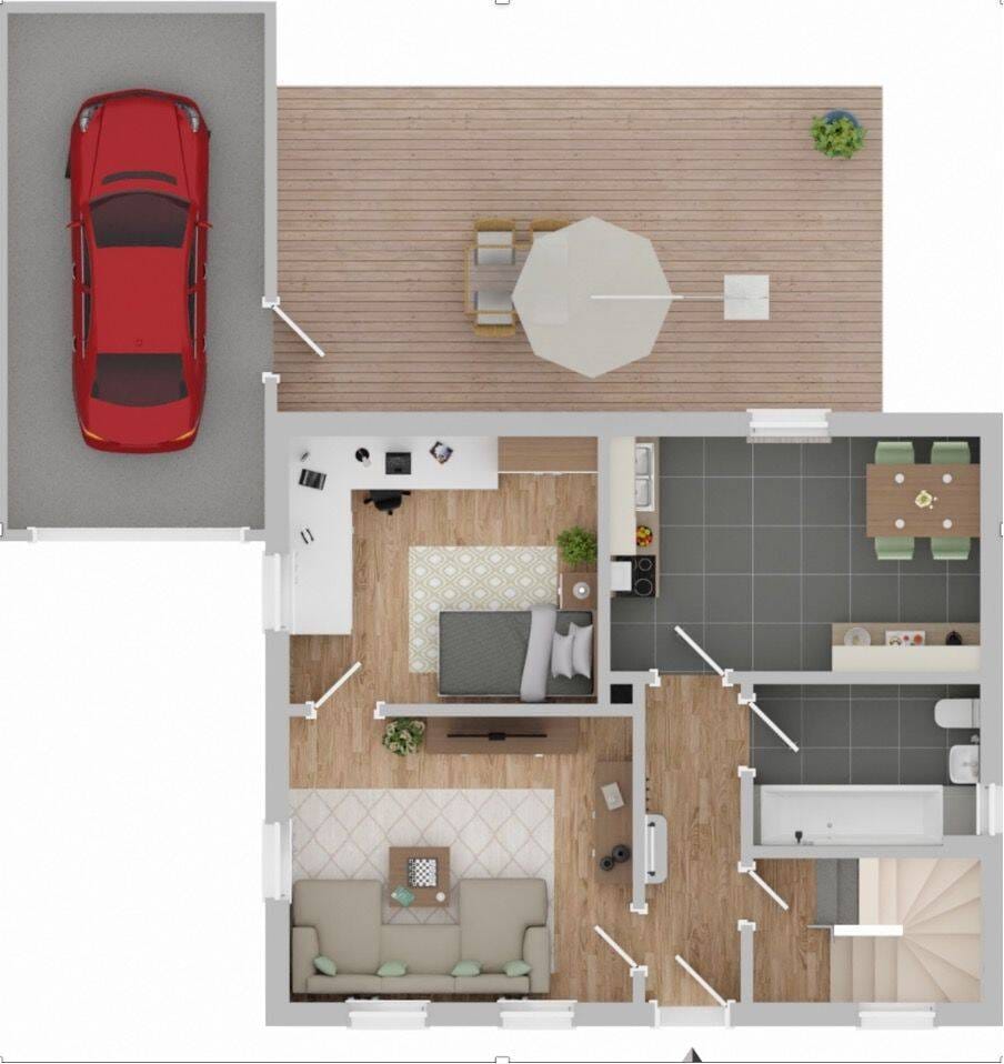 Immobilie in Westerheim - Schönes  Einfamilienhaus in ruhiger Lage - Bild 2