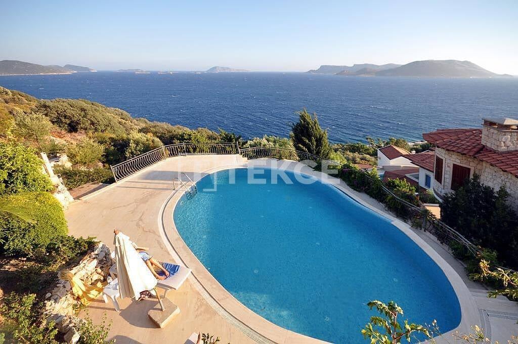 Immobilie in Paitzdorf - Stein-Villa mit atemberaubendem Meerblick in Kalkan, Kas, Antalya - Bild 0