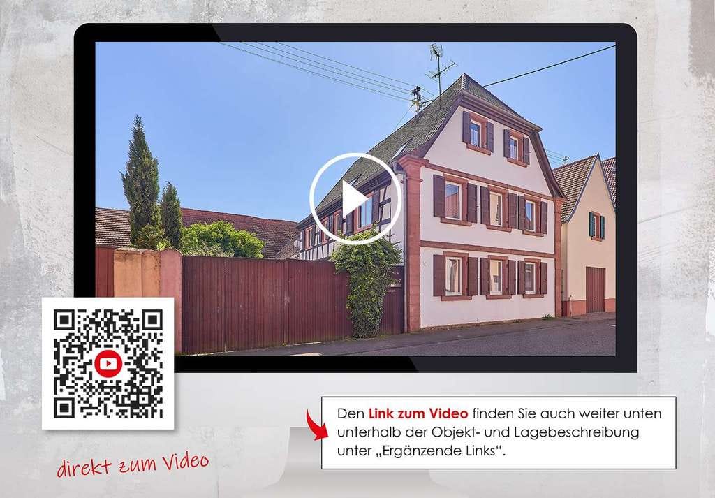Immobilie in Altdorf - Charakterstarkes Fachwerkhaus mit großzügigem Raumensemble, Hof und Scheune - Bild 1