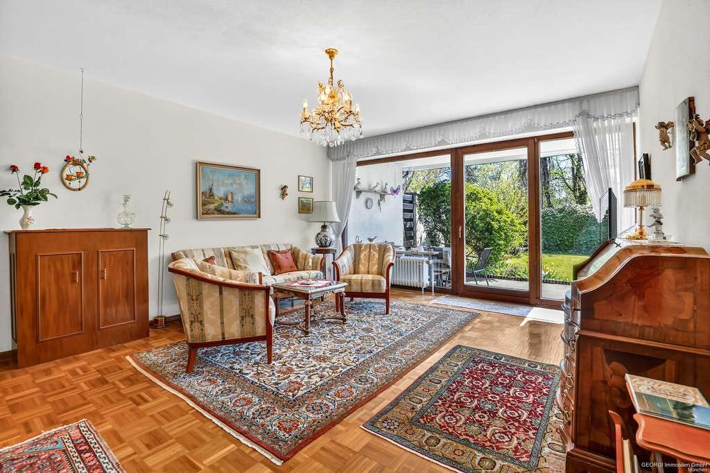 Immobilie in Schäftlarn - GEORGI: Helle Gartenwohnung mit großer Terrasse in ruhiger Lage - Bild 1