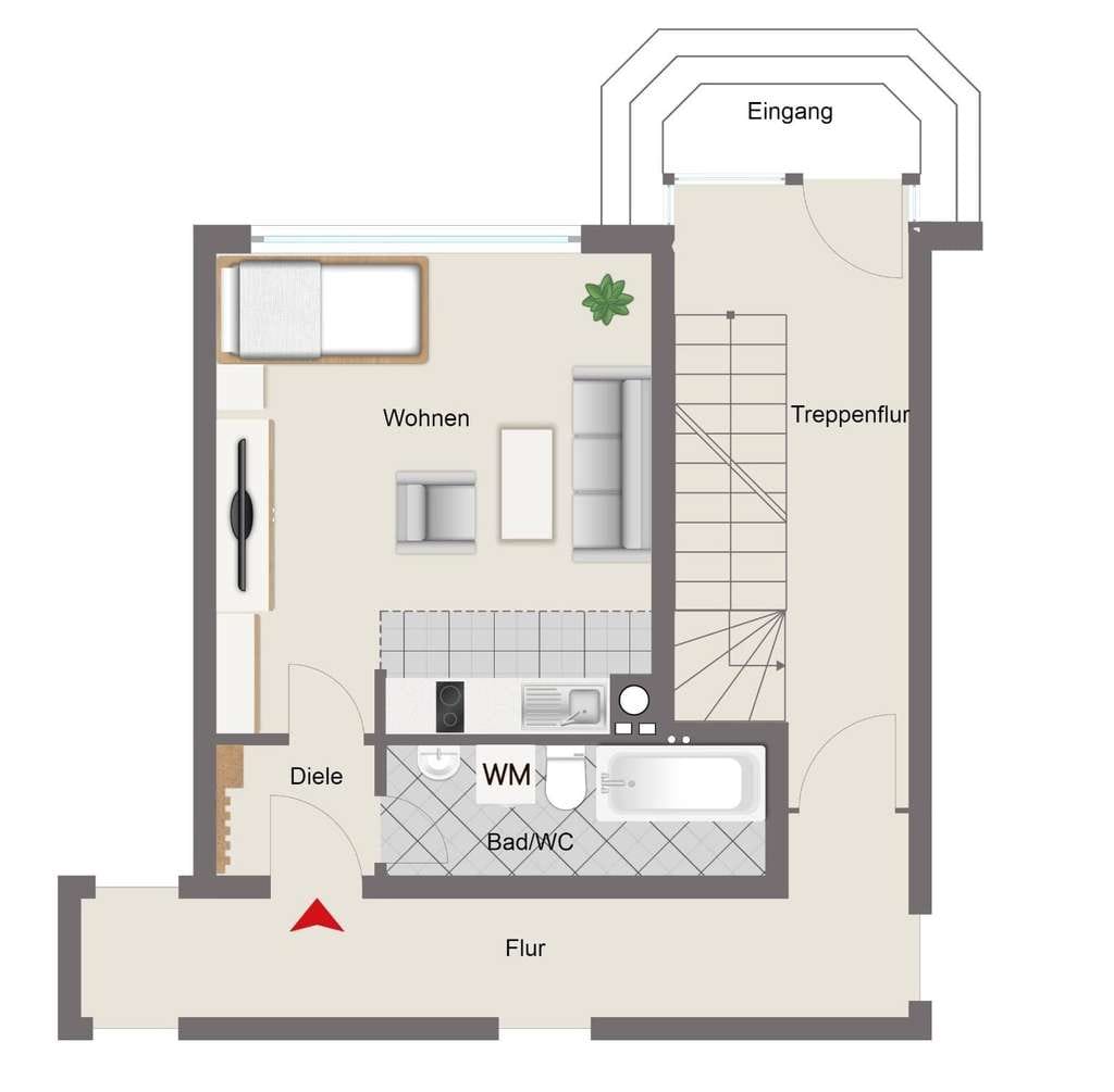 Immobilie in Straubing - Kapitalanlage im Straubinger Osten: gepflegtes vermietetes Apartment mit Garage - Bild 2