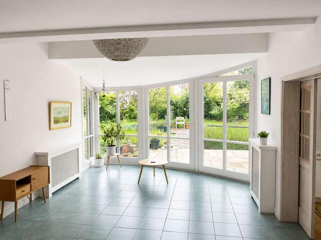 Immobilie in Witzhave - Lichtdurchflutetes, familienfreundliches Architektenhaus mit Schwimmteich - Bild 1