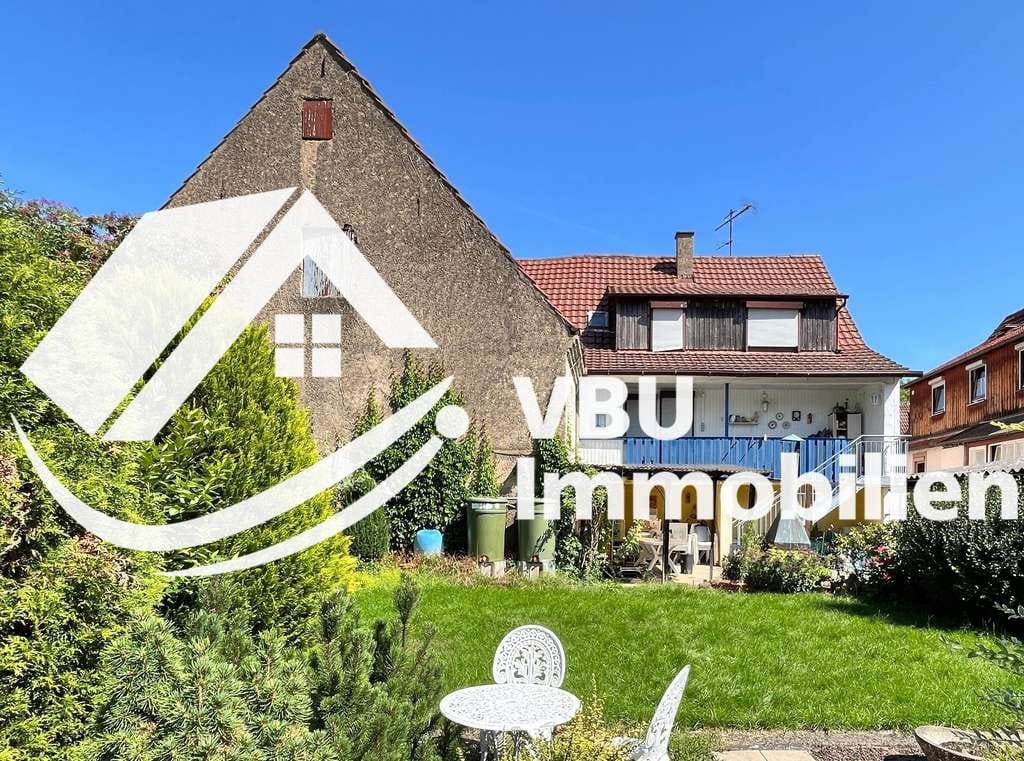 Immobilie in Zaberfeld - VBU Immobilien - Einfamilienhaus mit Scheune und idyllischem Garten - Bild 0