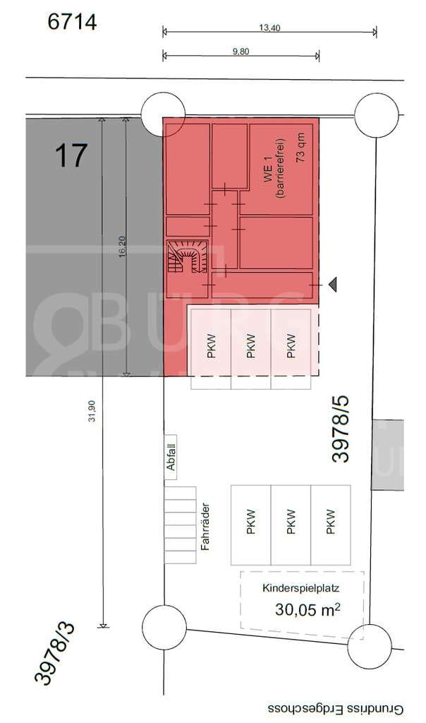 Immobilie in St. Leon-Rot - Positiver Bauvorbescheid für ein 3-Familienhaus * Zentrale Lage * Abrissgrundstück - Bild 2