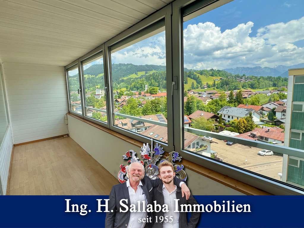 Immobilie in Sonthofen - Hoch oben, mit Blick auf Grünten & Oberstdorfer Berge - Bild 0
