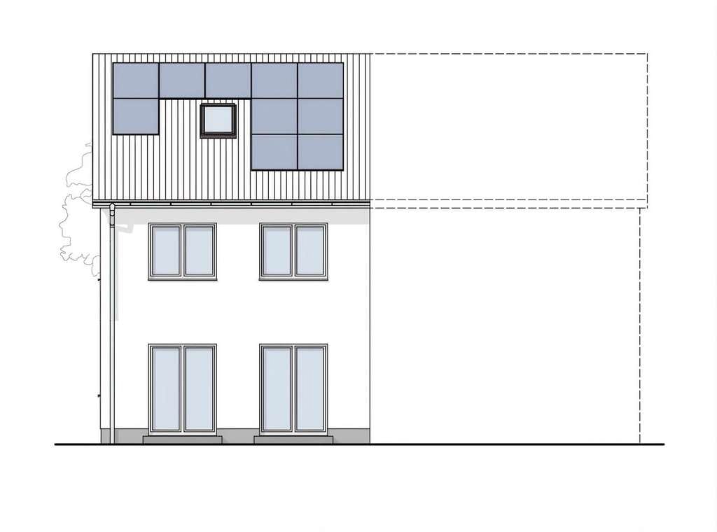 Immobilie in Mittelstetten - Neubau in Mittelstetten - stilvolle Doppelhaushälfte in familienfreundlicher Lage! - Bild 1