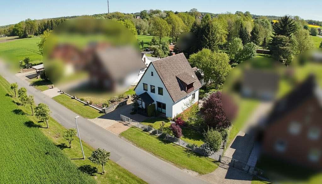 Immobilie in Dünsen - Idyllisches Einfamilienhaus in direkter Feldrandlage - Bild 4