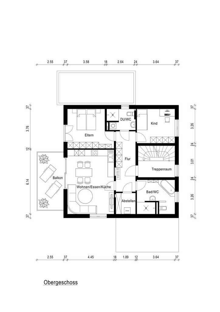 Immobilie in Kaltental - Traumhafte Neubau OG-Wohnung mit Balkon und Garage in Blonhofen, nähe Kaufbeuren, keine Provision - Bild 2