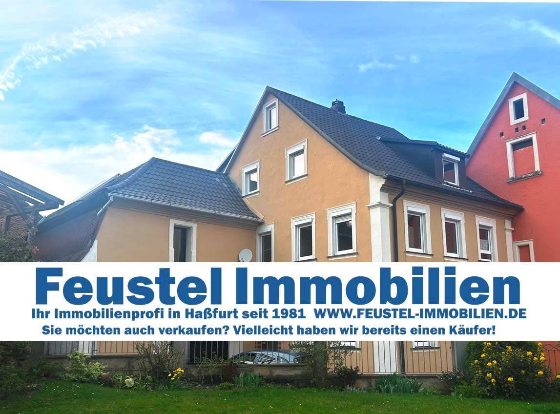 Immobilie in Eltmann - SOFORT VERFÜGBAR – Bereits viel modernisiert!  Für die große Familie bzw. 2 Generationen oder als Kapitalanlage - in zentraler, dennoch ruhiger Lage! - Bild 0