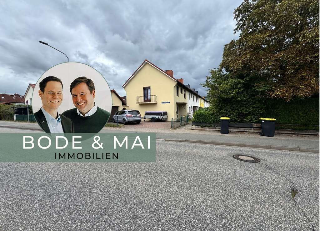 Immobilie in Mölln - Mölln - Vermietetes Eindreihenhaus mit Garage, Teilkeller und großzügigem West-Grundstück - Bild 0