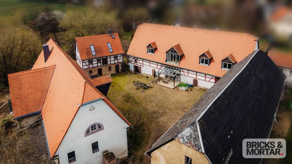 Immobilie in Colditz - Ländliche Residenz der Extraklasse: Vierseithof mit edlem Herrenhaus und vielfältigen Nutzungsperspe - Bild 3
