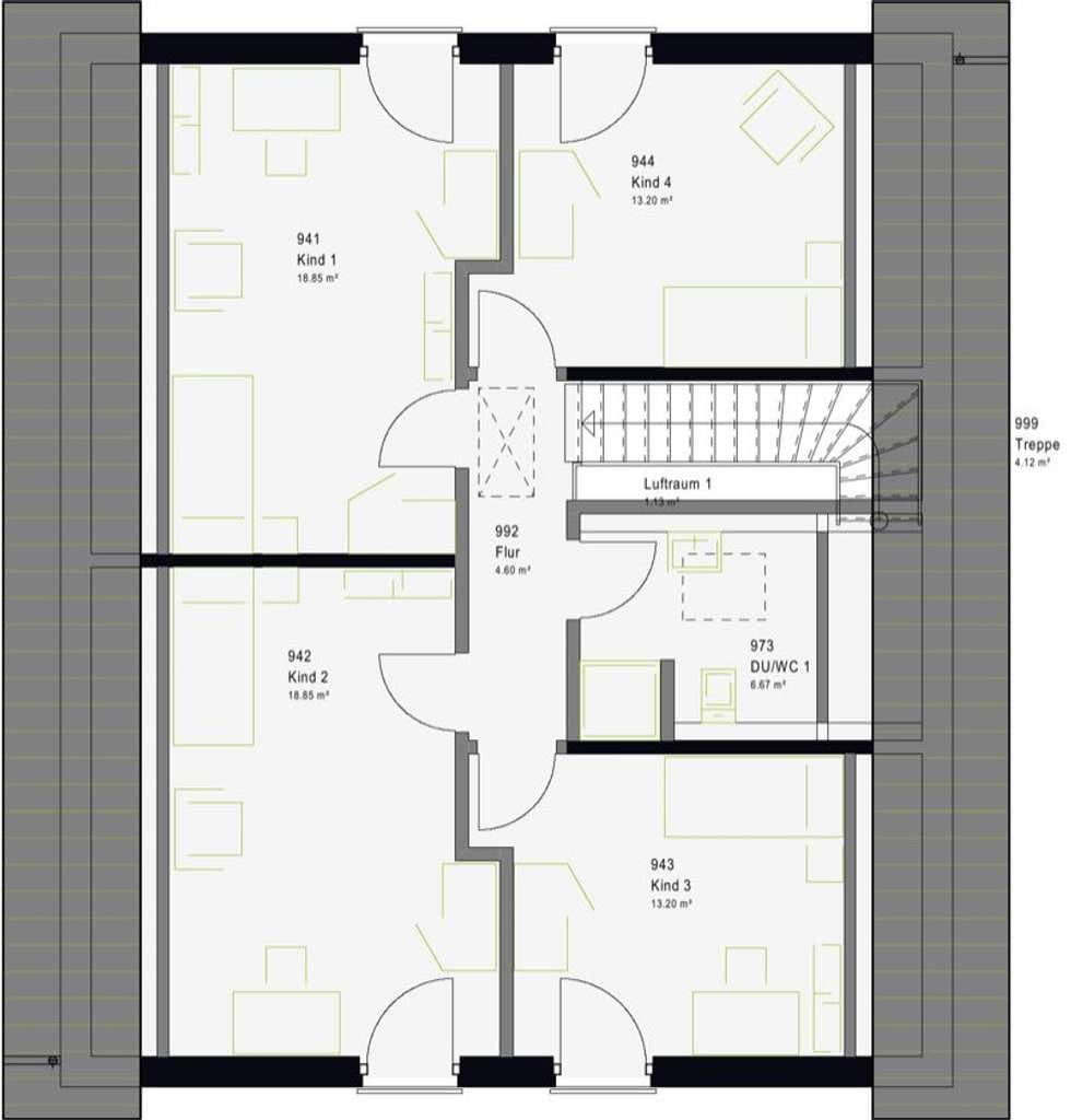 Immobilie in Landesbergen - Stadtvilla pur: Einfamilienhaus mit 179 m² in Brokeloh - Bild 4