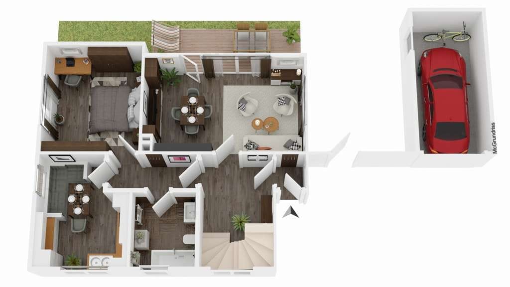 Immobilie in Mörlenbach - Dankbares Projekt für handwerklich Begabte - unverbautes Haus aus den 60ern! - Bild 1
