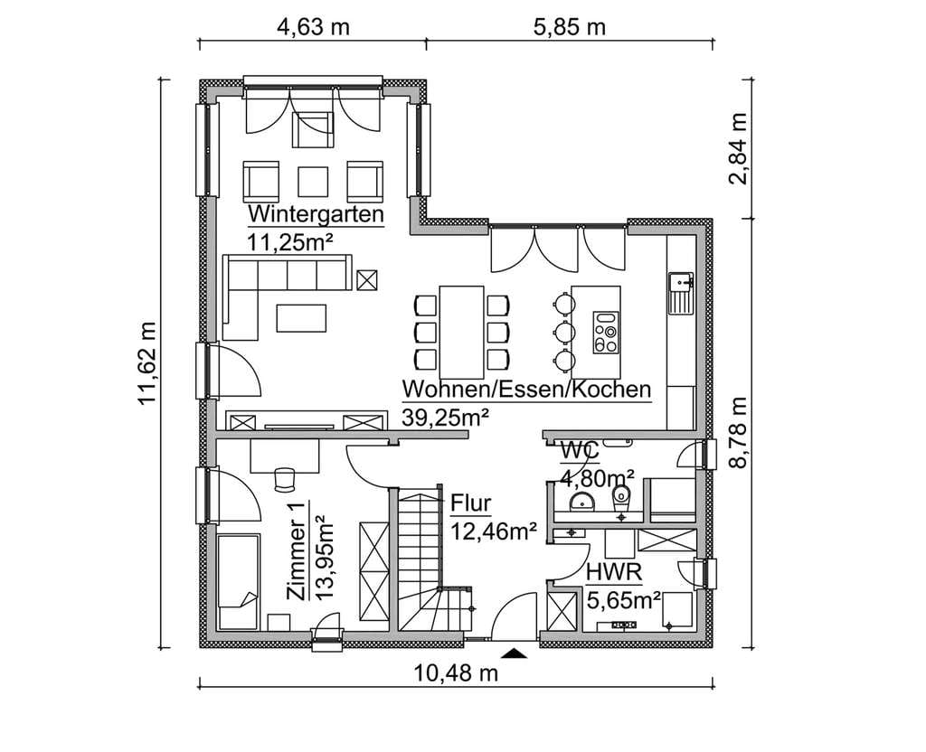 Immobilie in Erkner - * Einfamilienhaus mit Wintergarten - 159 m² - bezugsfertig und förderfähig - 0177 6607302 * - Bild 2
