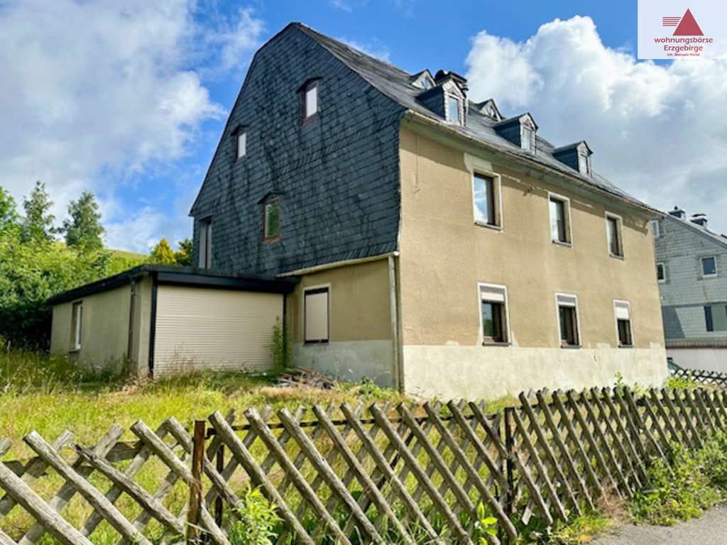 Immobilie in Gelenau/Erzgebirge - Viel Platz zum Ausbauen - super Grundstück in toller Lage - Ein- oder Zweifamilienhaus in Gelenau!! - Bild 1