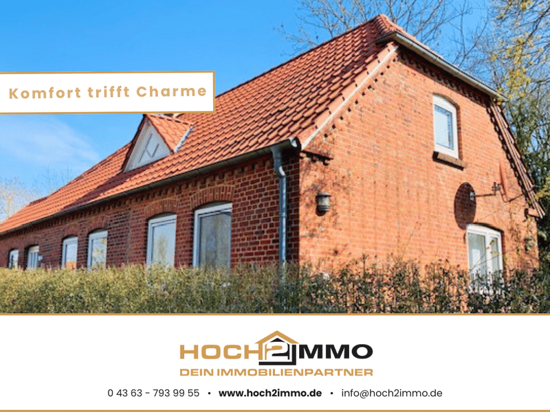 Immobilie in Schashagen - Charmantes historisches Wohnhaus mit vielseitigem Grundstück und modernem Komfort! - Bild 0