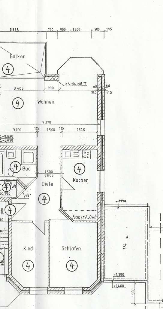 Immobilie in Sandersdorf-Brehna - Sie wohnen noch zur Miete? - PROVISIONSFREI! 97,93 m²- 3 Raumwohnung in ruhiger Lage am See - Bild 1