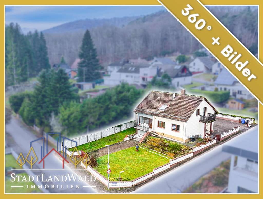 Immobilie in Ludwigswinkel - Gepflegtes Einfamilienhaus mit Garten, Balkon und Doppelgarage - Bild 0