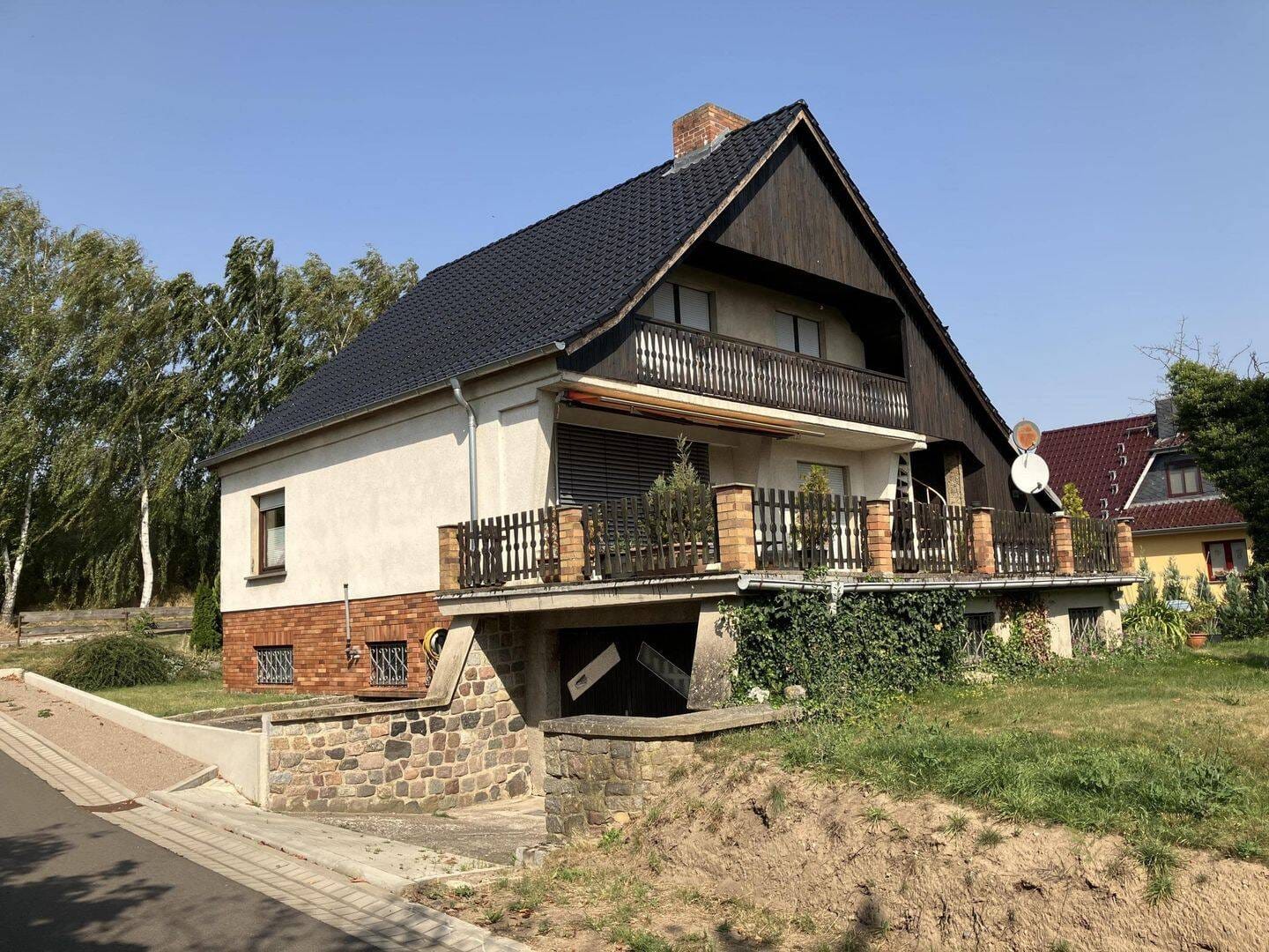 Immobilie in Malchin - Balkon mit Blick auf den Kummerower See - Bild 0