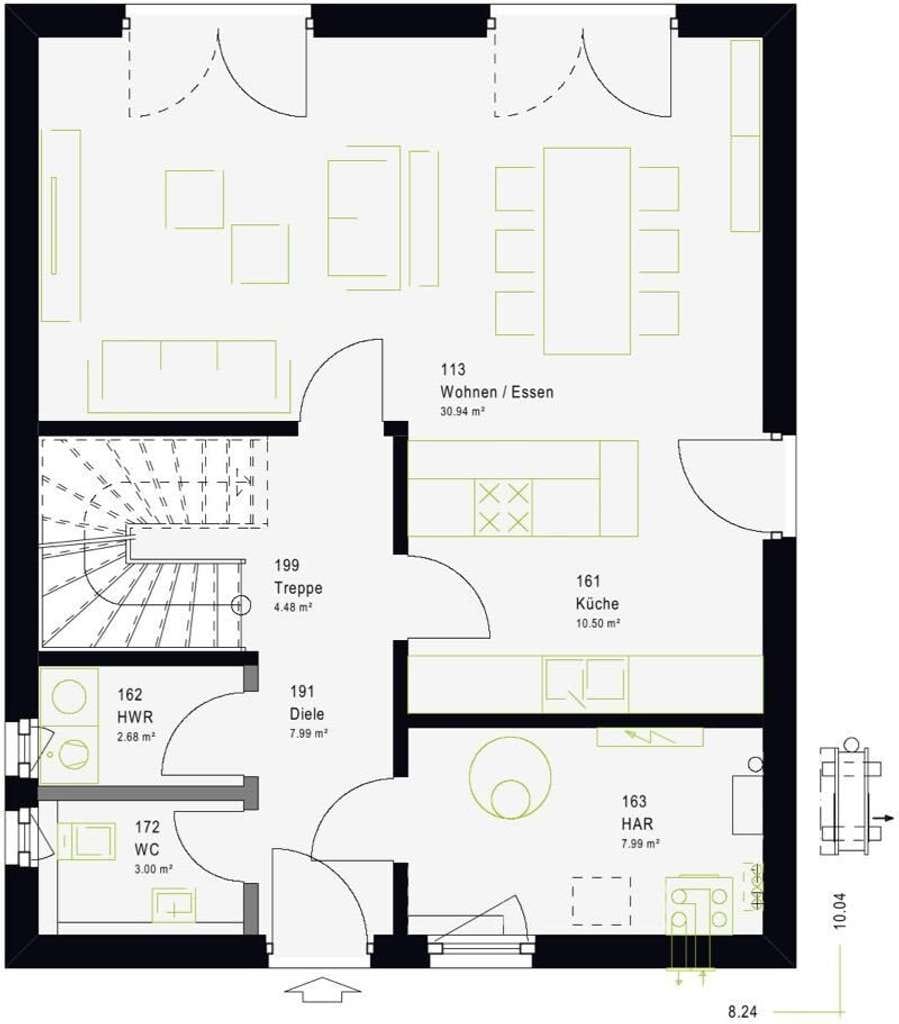Immobilie in Leidersbach - Attraktives Einfamilienhaus mit Walmdach und Keller in Leidersbach - Bild 2