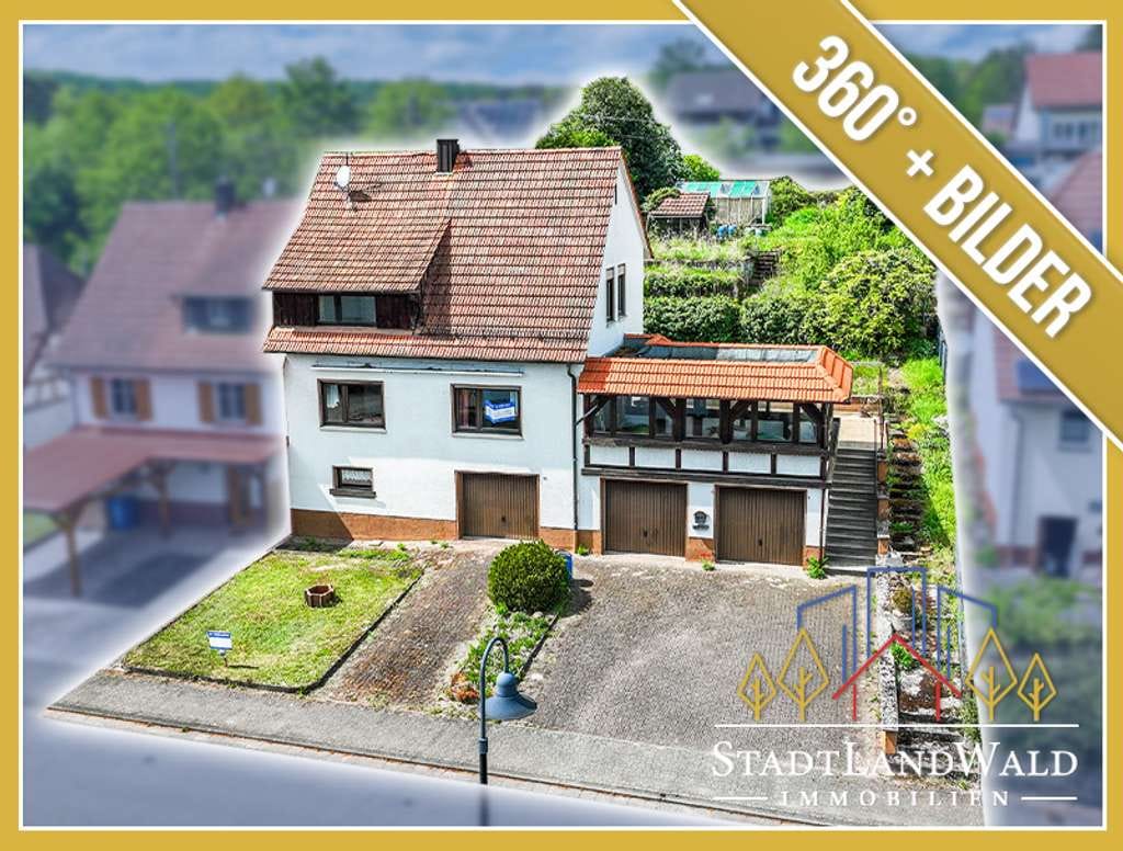 Immobilie in Ludwigswinkel - DHH mit Wintergarten, großer Terrasse, 3 Garagen und Garten in Ludwigswinkel - Bild 0