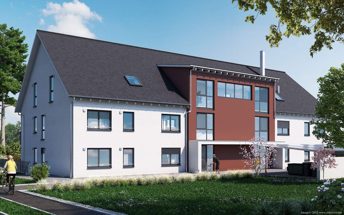 Immobilie in Obermeitingen - Moderne 3-Zimmer-Wohnung mit Terrasse in Obermeitingen, Betreutes Wohnen - Bild 0