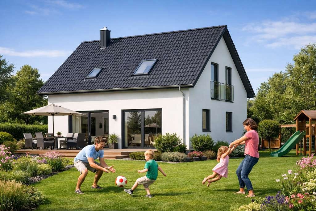 Immobilie in Wagenfeld - Modernes Neubau-Satteldachhaus in Wagenfeld – Zeitlos wohnen mit Zukunft - Bild 0