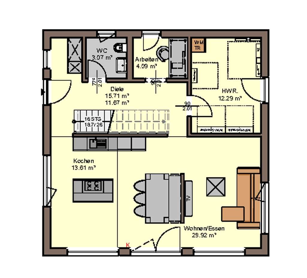 Immobilie in Roggenburg - Ihr Rückzugsort im Grünen: Modernes Einfamilienhaus in Messhofen. - Bild 4