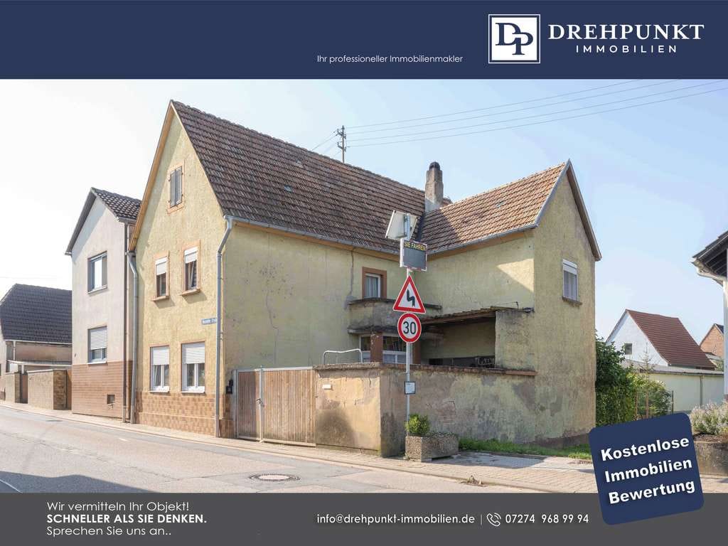 Immobilie in Hochstadt (Pfalz) - Großzügiges Einfamilienhaus mit Ausbaupotenzial in Hochstadt (Pfalz) - Bild 0