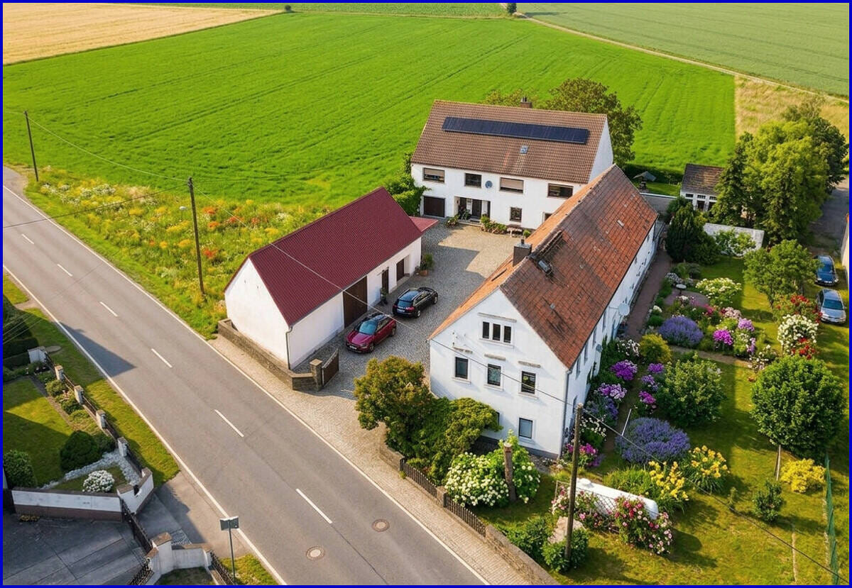 Immobilie in Großenhain - Ein Hof voller Möglichkeiten - teilmodernisierter Drei-Seitenhof in Wildenhain - Bild 0