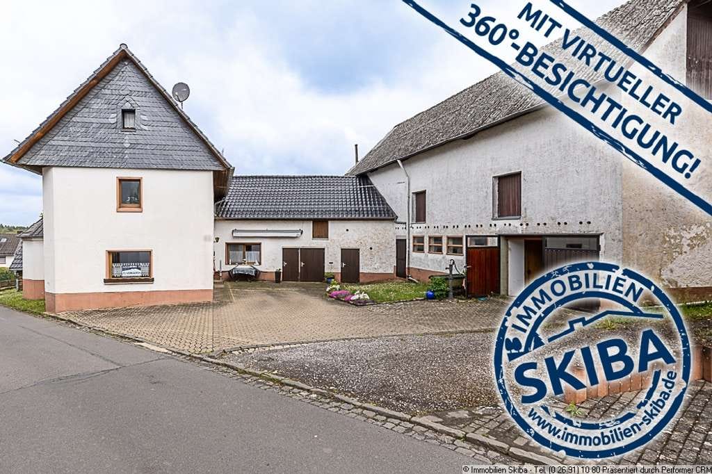 Immobilie in Blankenheim - Eifel-Bauernhaus mit großer Scheune und Nebengebäuden in Blankenheim-Hüngersdorf - Bild 0