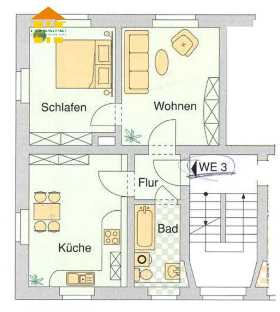Immobilie in Hartmannsdorf - Für Kapitalanleger und alle die es werden wollen - TOP Single-Wohnung in Hartmannsdorf! - Bild 1