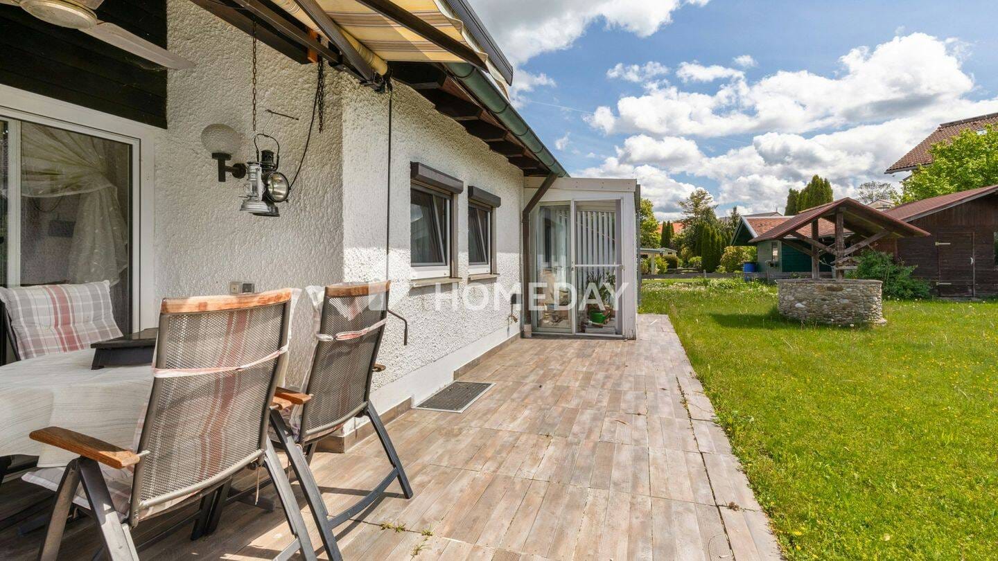 Immobilie in Dietmannsried - Wohnen mit Wohlfühlcharakter - gepflegtes Einfamilienhaus mit Wintergarten und großem Gartenparadies - Bild 4