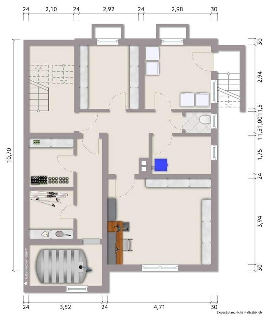 Immobilie in Ditzingen - Vielseitig nutzbares Dreifamilienhaus in Ditzingen- Hirschlanden - Bild 1