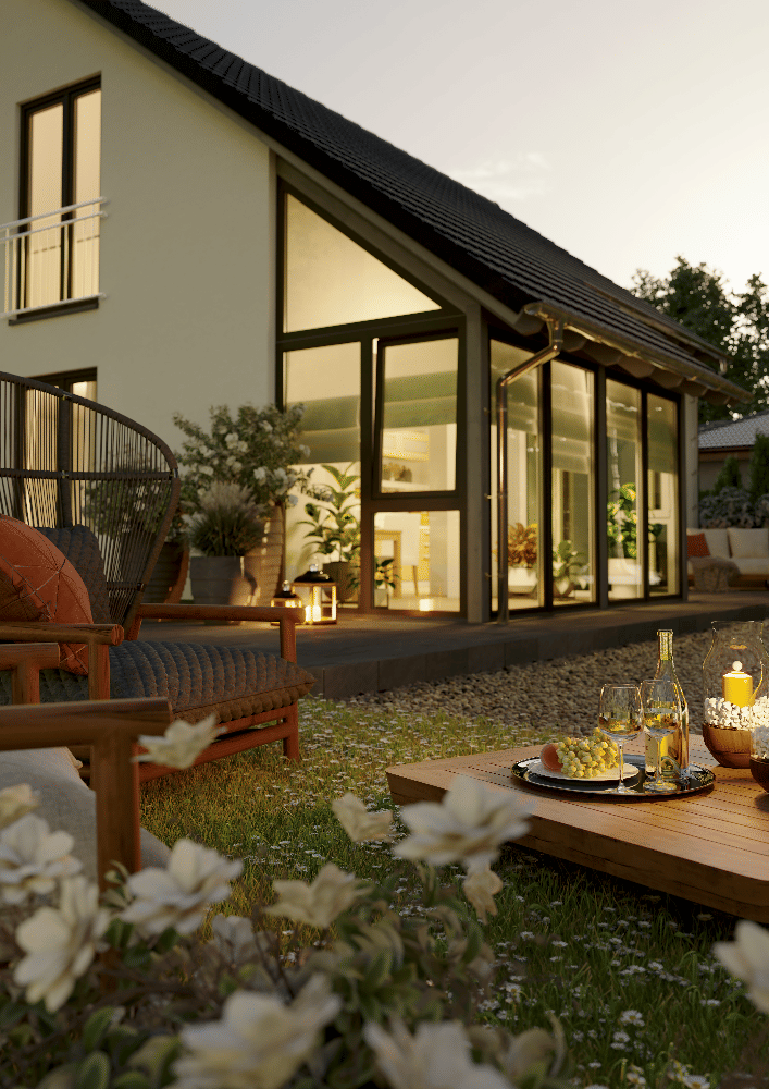 Immobilie in Amt Creuzburg - INKLUSIVE Wintergarten & Carport: Energiesparend, bezahlbar & gemütlich. Massivhaus in Amt Creuzb... - Bild 2