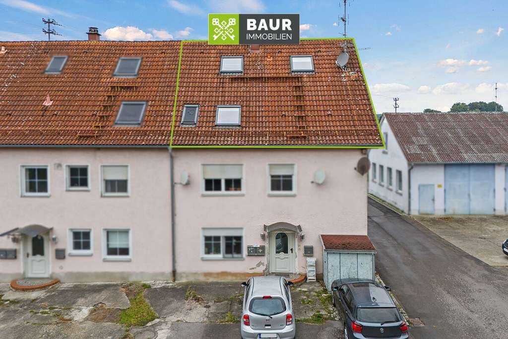 Immobilie in Riedhausen - Charmante Maisonette-Wohnung in Riedhausen – attraktive Kapitalanlage mit Balkon - Bild 1