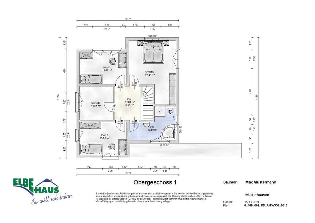 Immobilie in Schornsheim - Modern, Individuell, Massiv; Traumhaus im Bauhaustil! - Bild 3