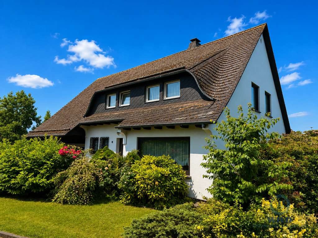 Immobilie in Heusweiler - Großzügiges Einfamilienhaus mit Studio, Loggia & Terrasse in Heusweiler - Bild 1