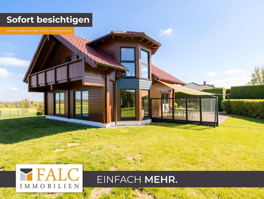 Immobilie in Barnekow - +++ Natur pur & Design: Hochwertiges Fullwood-Wohnblockhaus mit Weitblick in Ostseenähe +++ - Bild 0