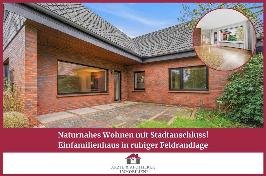 Immobilie in Wiefelstede - Naturnahes Wohnen mit Stadtanschluss!
Einfamilienhaus in ruhiger Feldrandlage - Bild 1