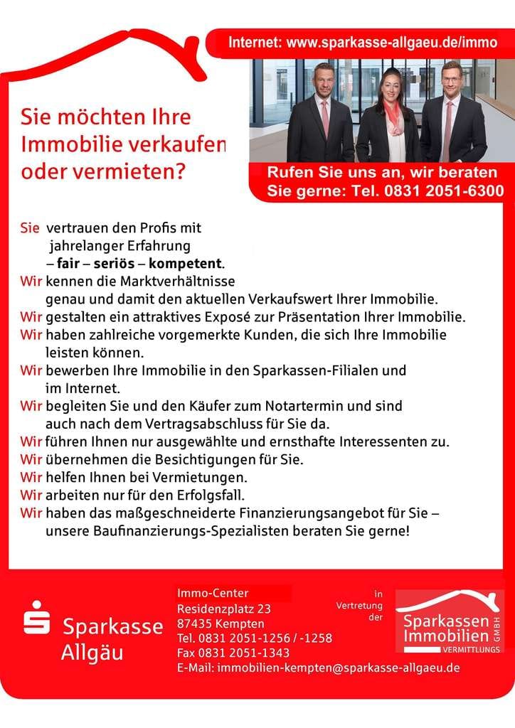 Immobilie in Marktoberdorf - Gute Lage - gute Aufteilung - guter Mieter - Bild 3