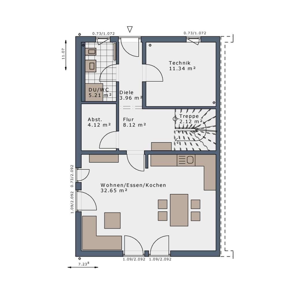 Immobilie in Moorrege - NEUBAU in Moorrege – Ihr Eigenheim mit Schwabenhaus KFN & QNG inkl. Photovoltaik - Bild 2