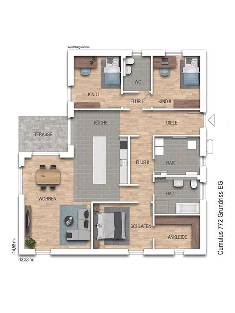 Immobilie in Rutsweiler an der Lauter - Winkelbungalow mit über 145 qm in Massivbausweise und schlüsselfertig!! - Bild 1