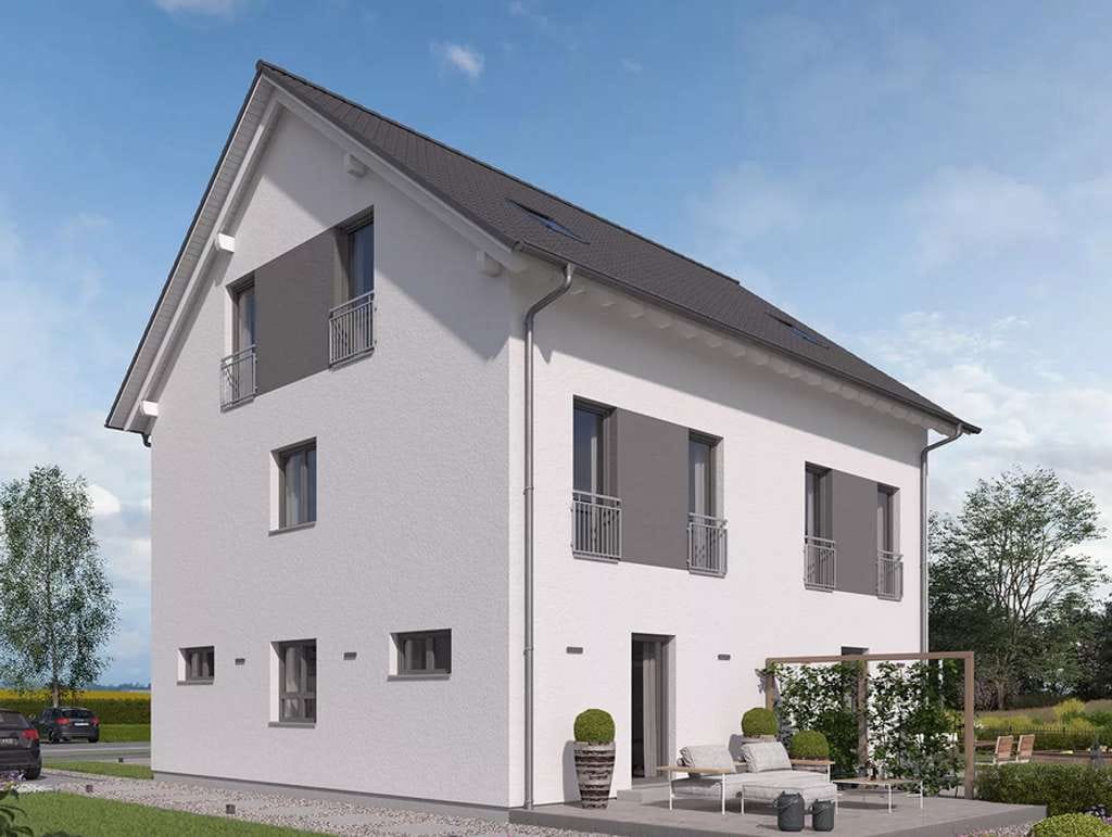 Immobilie in Pöttmes - Neubau von 4 Doppelhaushälften mit Keller in Pöttmes - GRUNDSTÜCK IM PREIS ENTHALTEN - Bild 2