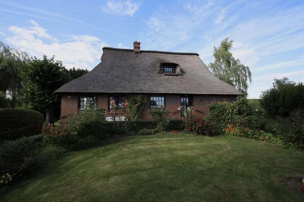 Immobilie in Moorrege - Idylle am Deich - Reetdachhaus mit Scheune! - Bild 1