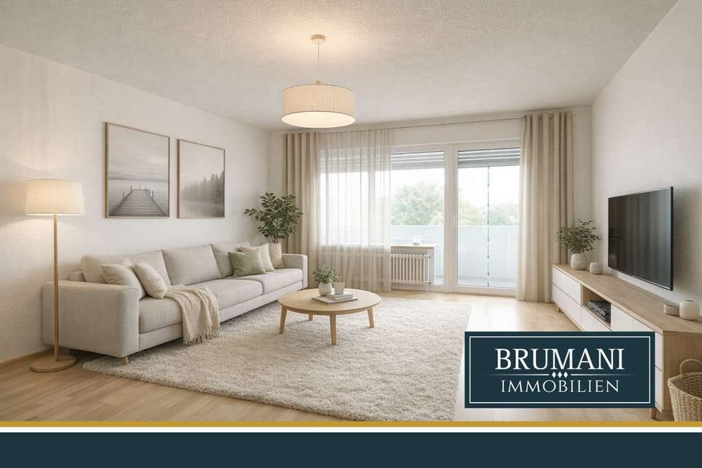 Immobilie in Neuenburg am Rhein - BRUMANI | Helle 2-Zimmer-Wohnung mit Balkon in angenehmer Wohnlage von Neuenburg - Bild 0