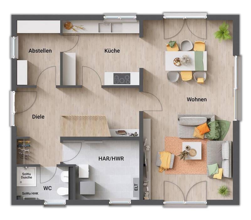 Immobilie in Ober-Hilbersheim - DEIN STADTHAUS INDIVIDUAL - Nimm Dir die Freiheit für Deinen persönlichen Haus-Grundriss - Deine Familie wird begeister sein! - Bild 4