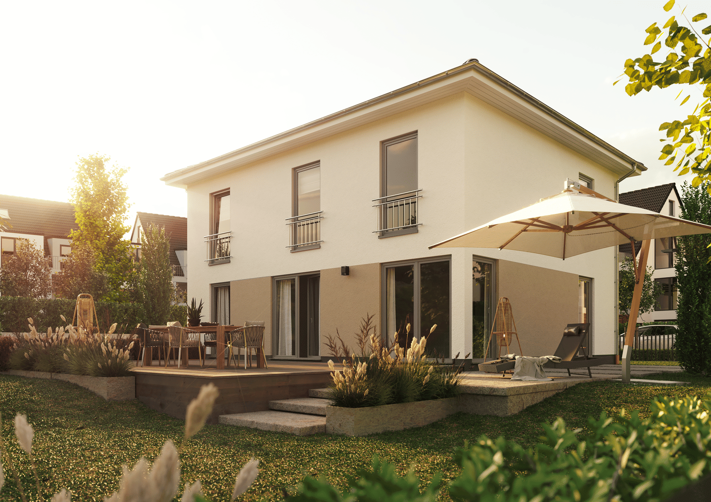 Immobilie in Oedheim - Stadthaus in Oedheim: Zeitloses Design, maximale Lebensqualität – Bau jetzt starten - Bild 1